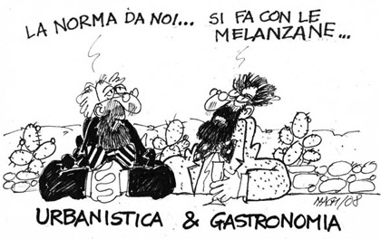 Focus Gennaio 2008 - le vignette dell'Architetto Giorgio Marchetti