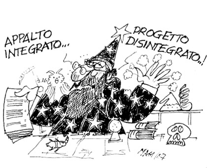 Focus Luglio 2007 - le vignette dell'Architetto Giorgio Marchetti