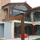Terzo Premio, conferito a G3 Studio, ritrae ancora una villa privata, situata a Pinerolo (Torino). 